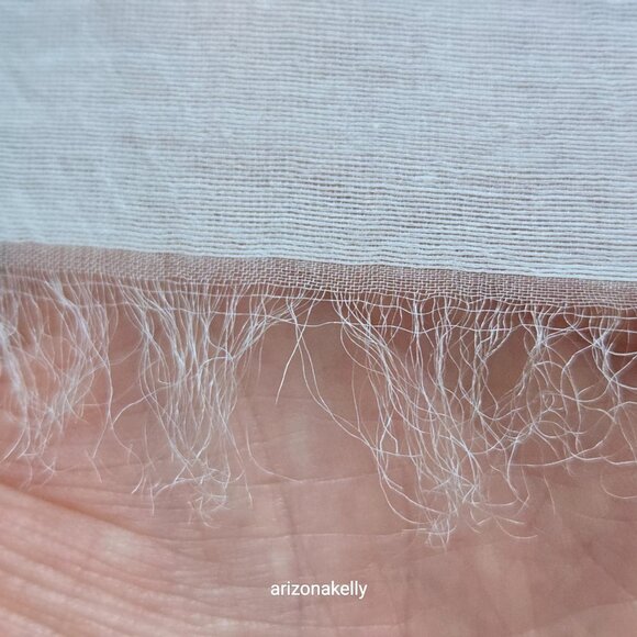 Inouitoosh Silk/Cotton Lightweight Striped Scarf Inoui Editions - Picture 8 of 10